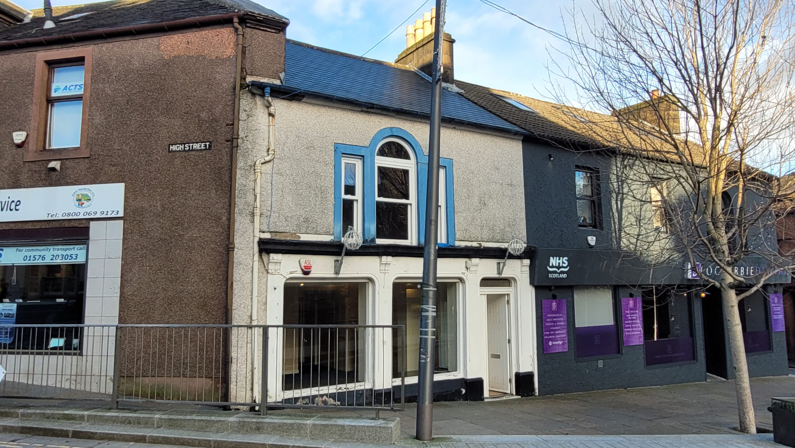 For Sale Town Centre Shop & Flat, Lockerbie DM Hall Chartered