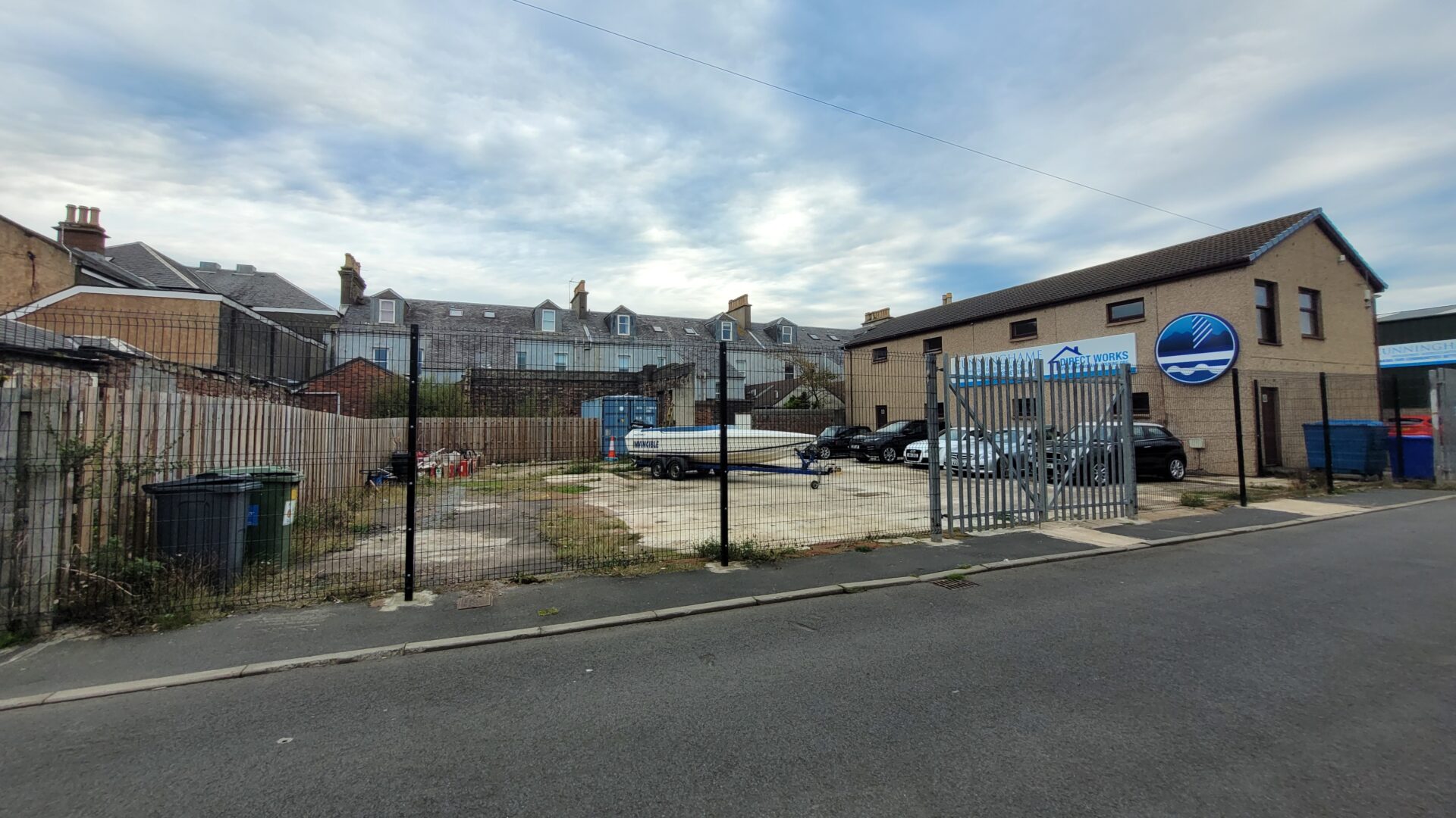 To Let Town Centre Secure Industrial Yard, Ardrossan DM Hall