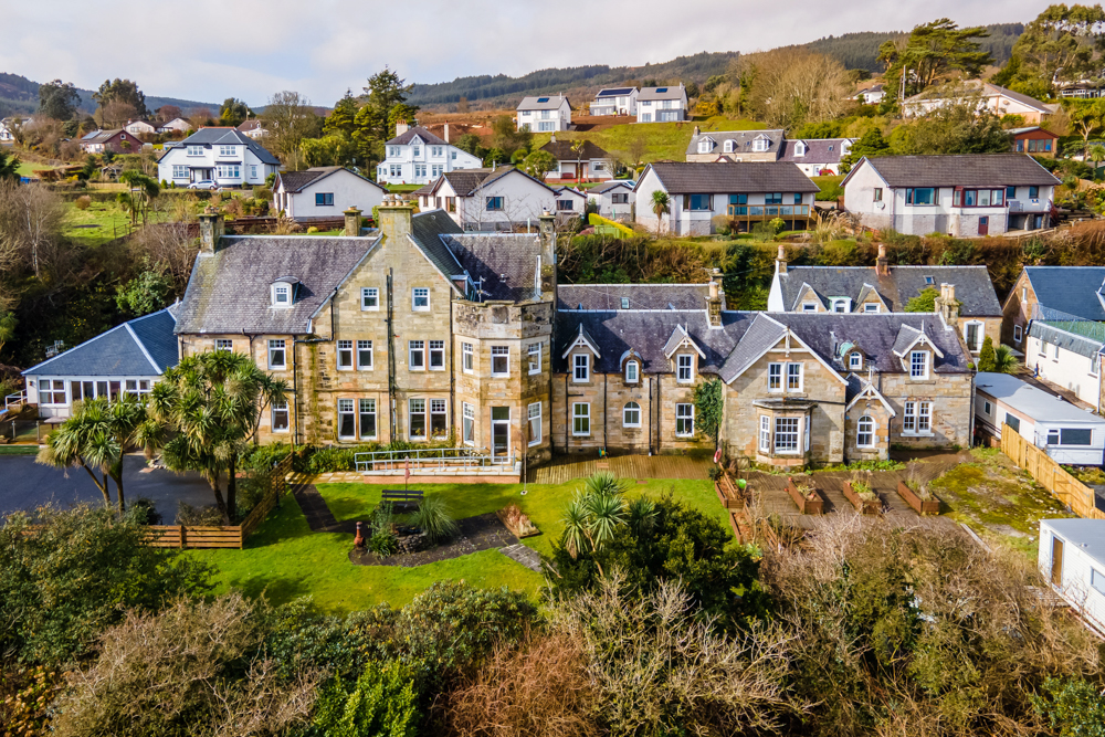 For Sale Ex Care Home with Development Potential, Whiting Bay, Isle of Arran DM Hall