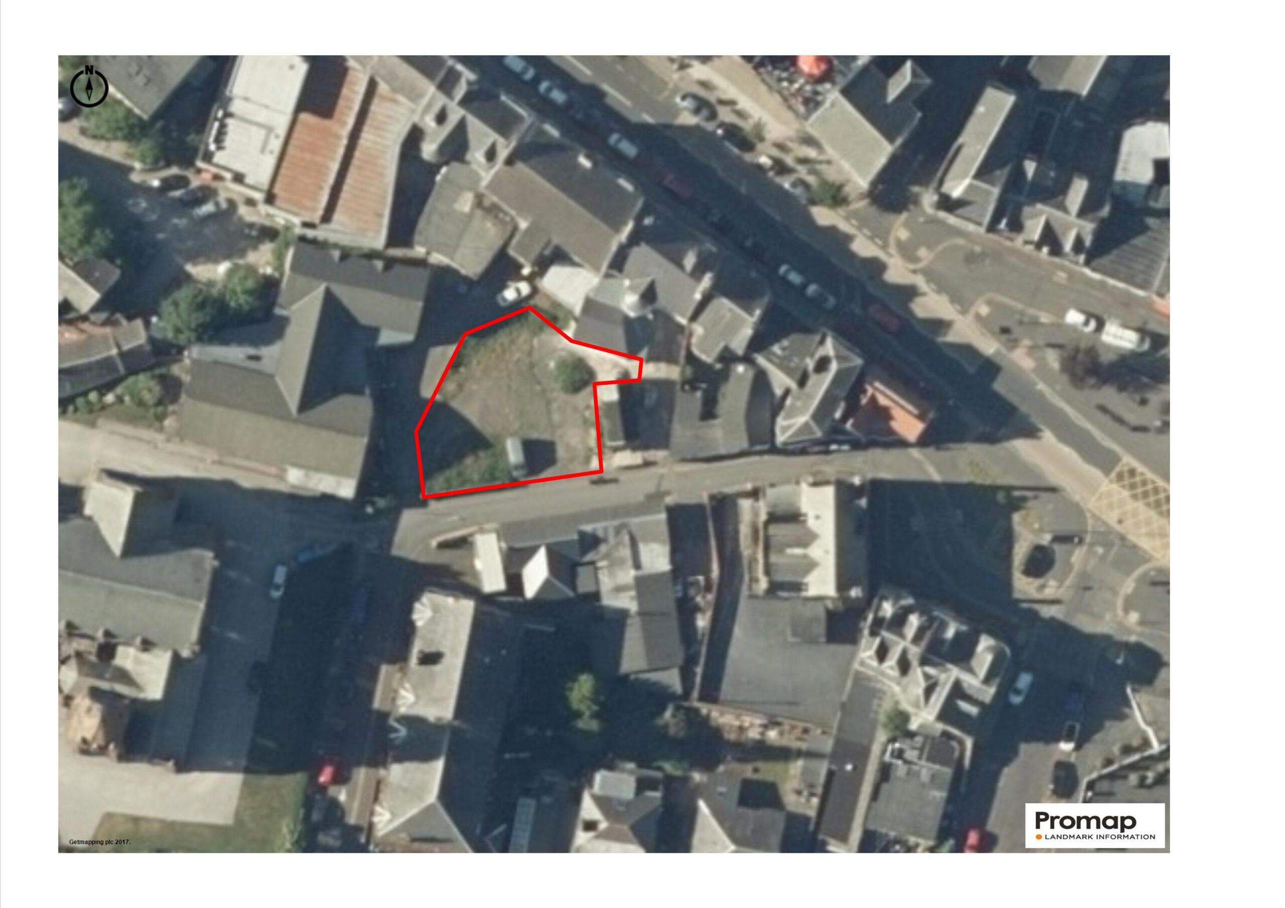 For Sale Town Centre Site with Planning for Four Houses DM Hall