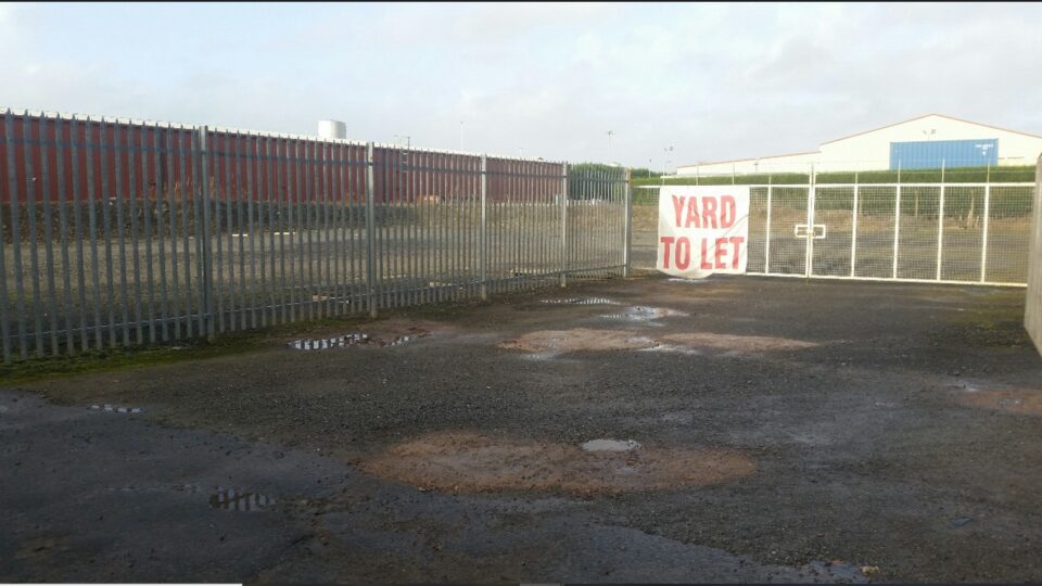 To Let Secure Commercial Yard Just off M74, Lockerbie DM Hall