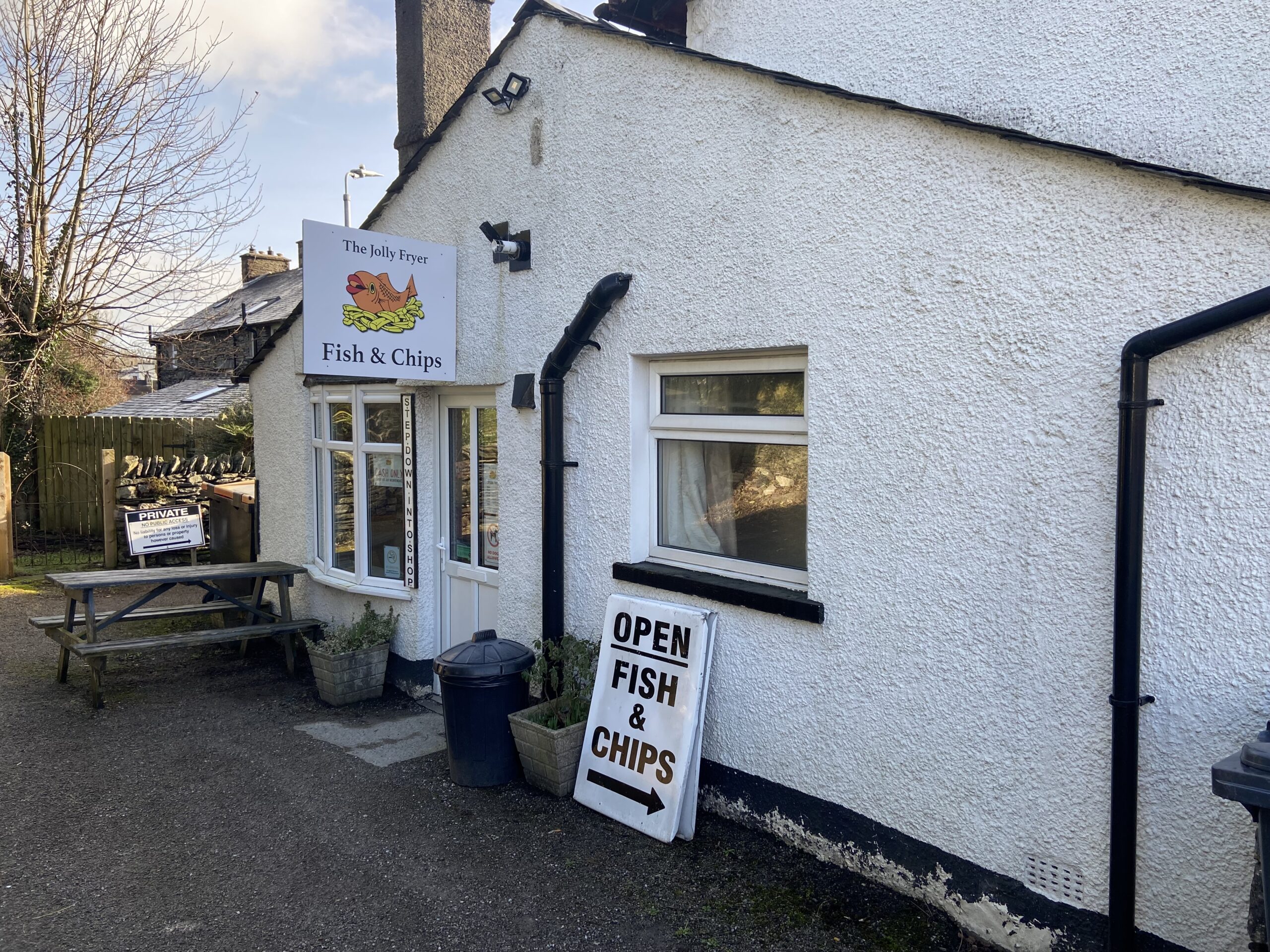The Jolly Fryer, Fish & Chip Shop, Burneside, Kendal DM Hall